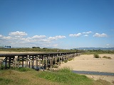 上津屋橋（木津川流れ橋）