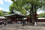 氷川神社 舞殿と楼門